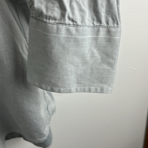 Ted Baker Gray-Blue Cotton Button-Up Dress Shirt - Picture 5 of 9
